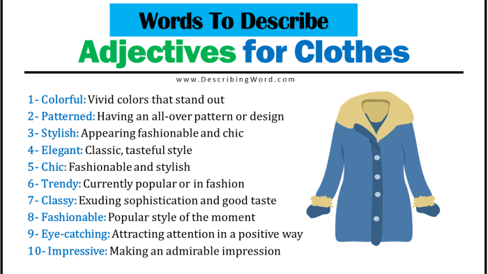 How to describe dressing style