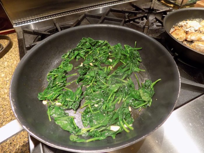 How to cook spinach asian style