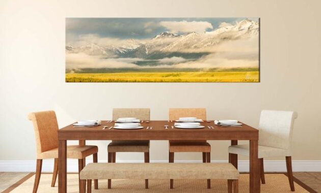 How to decorate dining room without painting