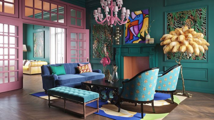 What is an eclectic decorating style