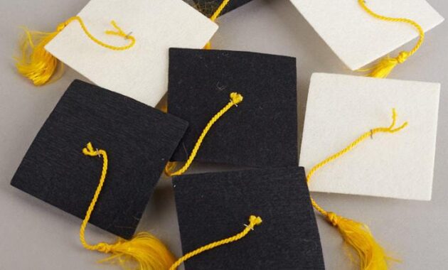 How to make miniature graduation hat decoration