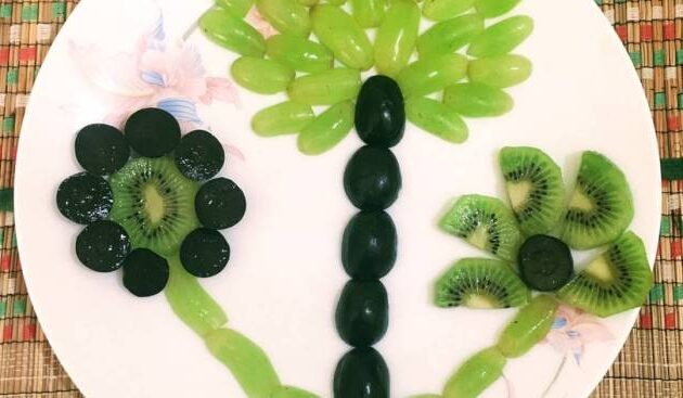 How to make easy salad decoration