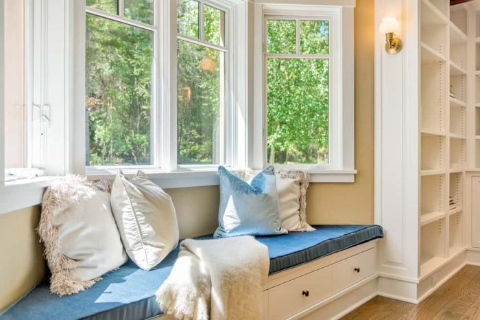 How to decorate around off-center window