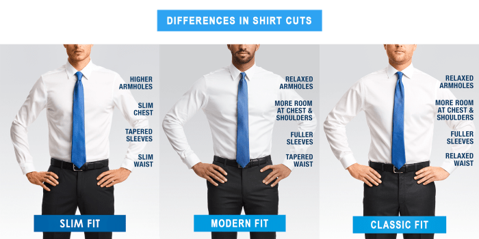 Men's slim fit dress shirts